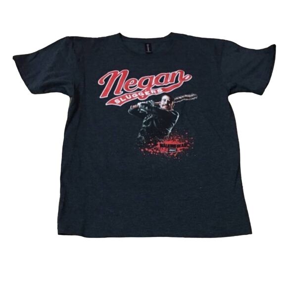 NWOT Loot Crate The Walking Dead Negan Sluggers Tee - Black - Large - Picture 1 of 8